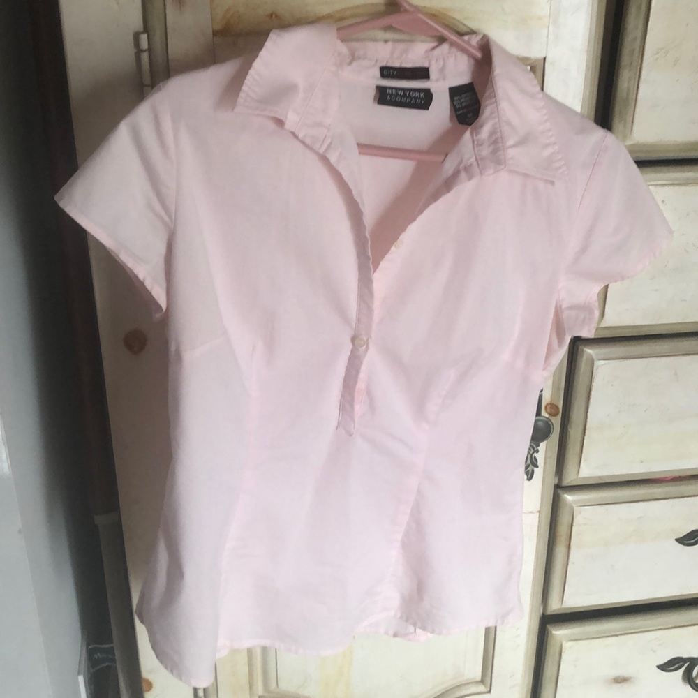 Stretch blouse in pink